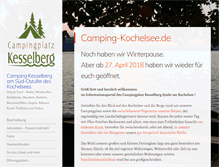 Tablet Screenshot of campingplatz-kesselberg.de